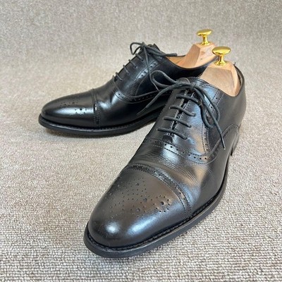 Berwick 1707 Men s Black Leather Oxford Shoes UK6/US7.0 Excellent Condition