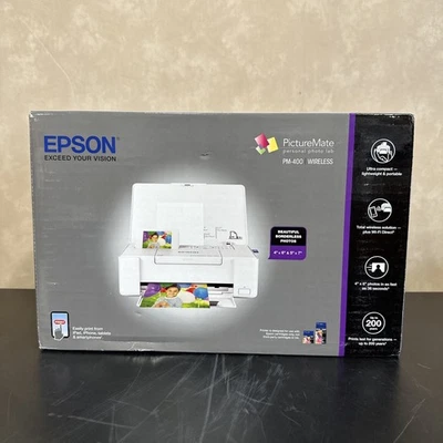 Impresora estándar Epson PictureMate PM-400 blanca - C11CE84201 Foto 1 de 4