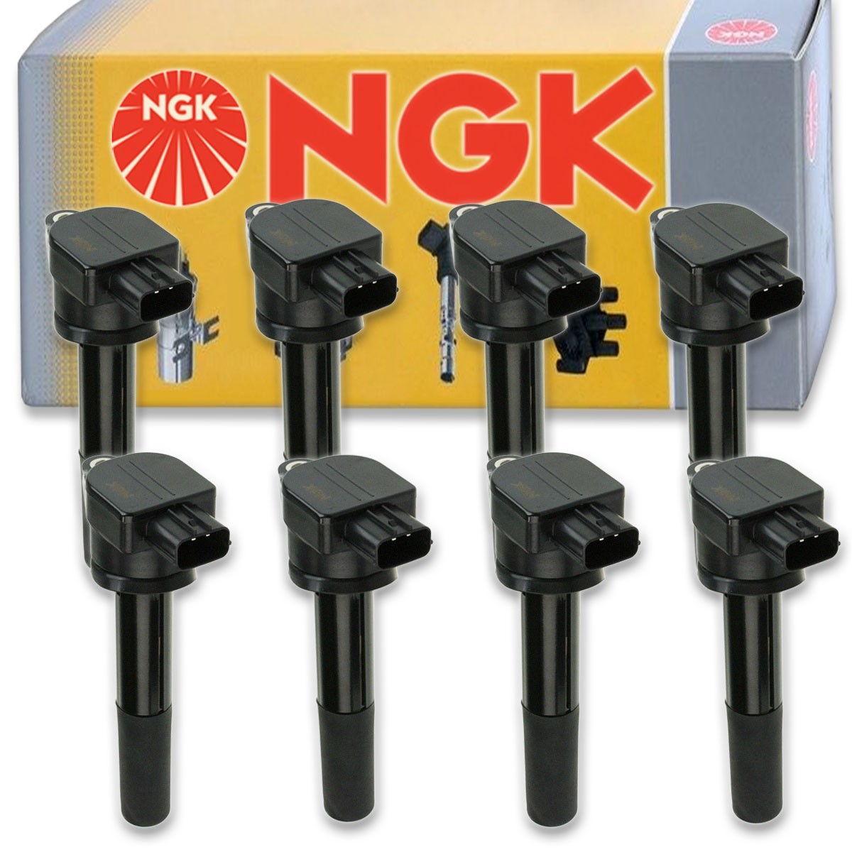 8 pc NGK 49014 U5303 Ignition Coils for UF481 UF-481 MR984160 MN984160 oz