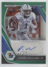2021 Panini Prizm Draft Picks Green Pooka Williams Jr #DPA-POO Auto 0hd8