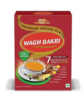 Wagh Bakri PREMIUM SPICED TEA 7 Refreshing Indian Spices  250g