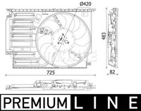 Mahle CFF 548 000P LüFter, MotorküHlung FüR Mini Mini (F56)