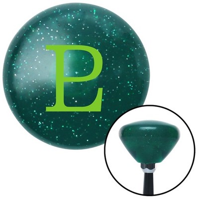 Green Pluto Green Retro Metal Flake Shift Knob w/ M16x1.5 Insert Shifter Auto