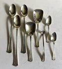 Gorham Etruscan Sterling Silver Mixed Spoon Lot Ice Tea Demitasse Salt 6.53 oz