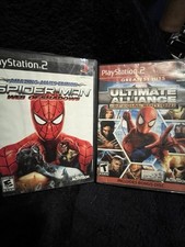 Web Of Shadows/ Ultimate Alliance PS2 Sony PlayStation 2, 2006 Read Description!