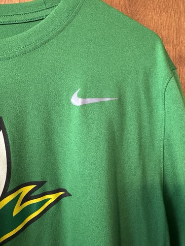 Nike Oregon Equipment Puddles PE Shirt Green Rare Men’s Size Large Dri Fit L - Picture 3 of 7