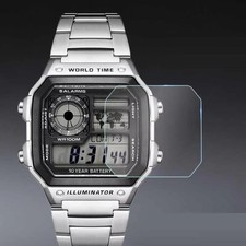 3pcs Screen Protector Cover Film For Casio DW-5600/5610 AE-1200/1300/1400 A158WA