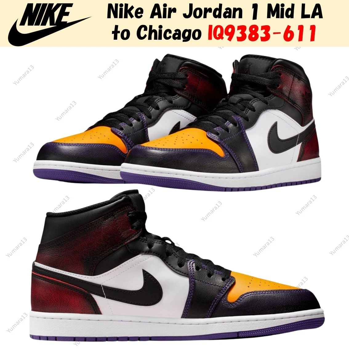 Jordan 1 SE Mid LA to Chicago for Sale | Authenticity Guaranteed