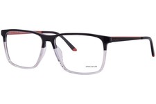 Jaguar 32504 5306 Eyeglasses Men's Black/Orange Full Rim Square Shape 57mm
