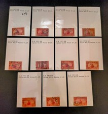 US 1913 #Q6 Parcel Post 10c Steamship & Mail Tender Cancel Used *LOT OF 11 (11)