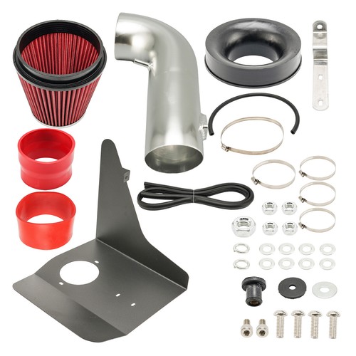 Cold Air Intake System + Red Filter For 2010-2014 2015 Chevrolet Camaro SS - Foto 5 di 10