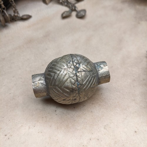 Vintage Baloch Baluchi Tassel Bead Large Traditional 2.25" (#12908)