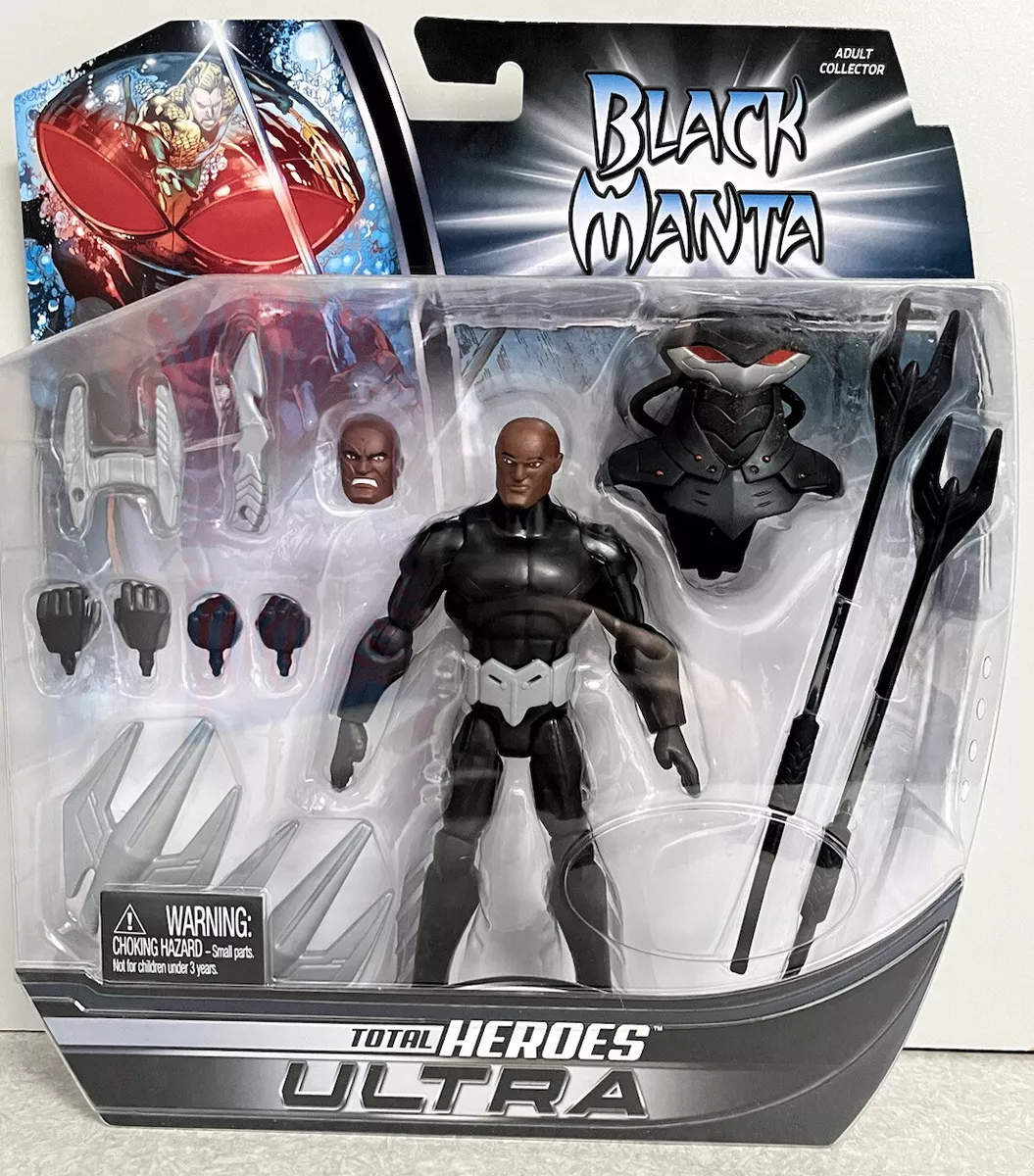DC Comics Total Heroes Ultra Exclusive Black Manta Villain Figure 2014 NEW