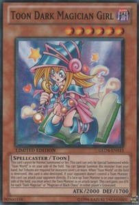 Toon Dark Magician Girl - GLD4-EN015 - Common - Limited Edition x3 - Near Mint