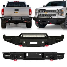 Luywte For 2014-2015 Chevy Silverado 1500 Frontrear Bumper Wwinch Platelights Luywte For 2014-2015 Chevy Silverado 1500 Frontrear Bumper Wwinch Platelights