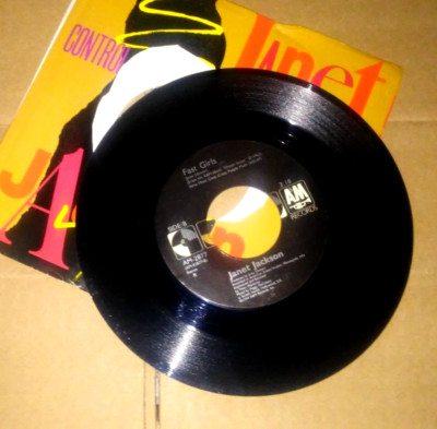 JANET JACKSON Control/Fast Girls A&M 45 RPM L@@K!
