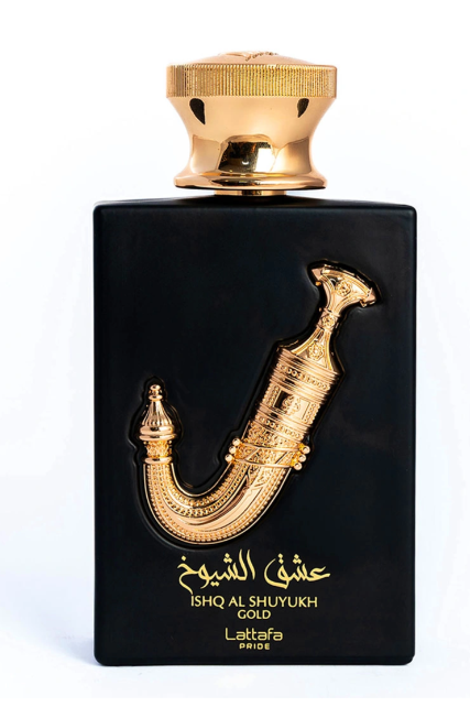 Ishq Al Shuyukh Gold by Lattafa Pride 100ml EDP Spray - Free
