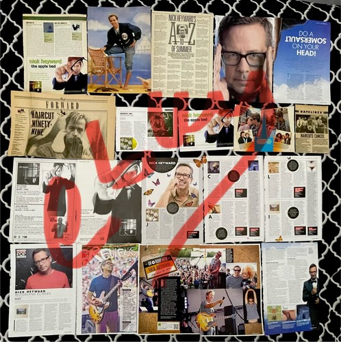 NICK HEYWARD Haircut 100 80’s New Wave Pop Band Clippings Articles Poster No CD - Bild 3 von 4