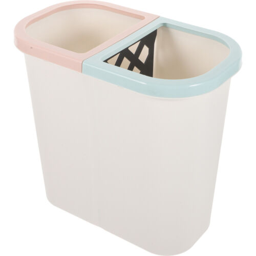 White Dual Compartment Pedal Bin for Home/Office-HW - Photo 1 sur 17