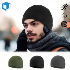Tactical Military Windproof Ski Watch Hats Winter Warm Fleece Skull Cap Beanie