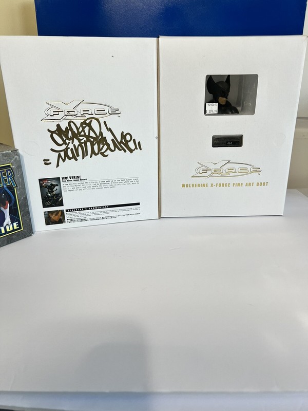 X-MEN CLASSIC CHAPTER X-FORCE WOLVERINE BUST STATUE KOTOBUKIYA  LE 500 Signed