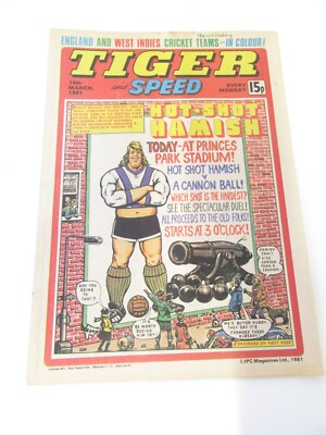 TIGER & Speed Comic 14th March 1981