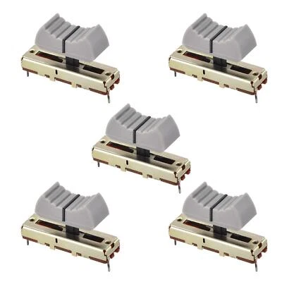 5Stk Fader Variable Widerstände Mixer 35mm Gerade Rutsche Potentiometer B50K Ohm - Bild 1 von 4