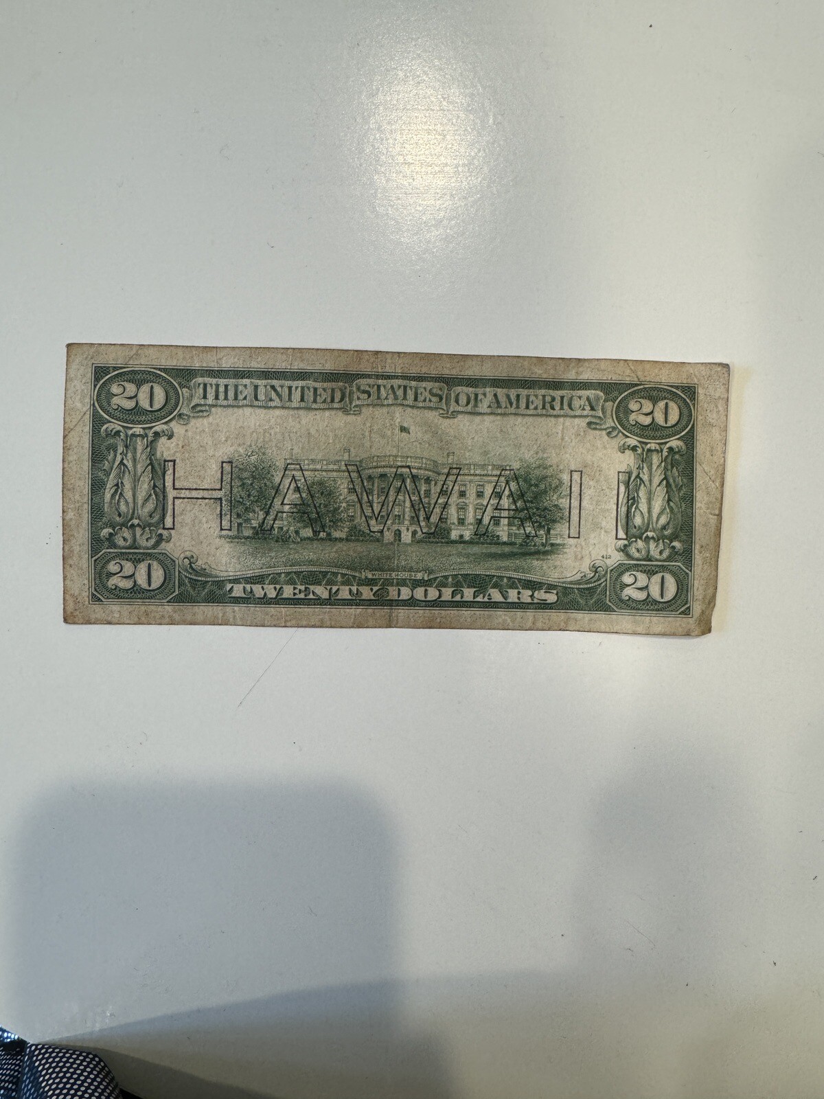 1934 A HAWAII Twenty Dollar Bill 20 Federal Reserve Note BROWN SEAL eBay