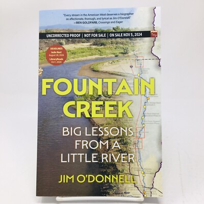 Fountain Creek, ARC by Jim O'Donnell, Advance Readers Copy Proof Novel Book