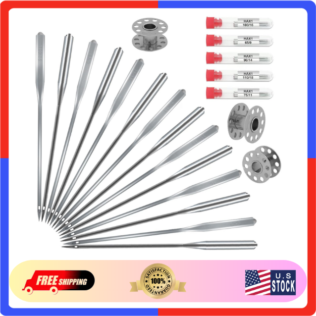 Universal Sewing Machine Needles for Singer, Brother & Janome-image