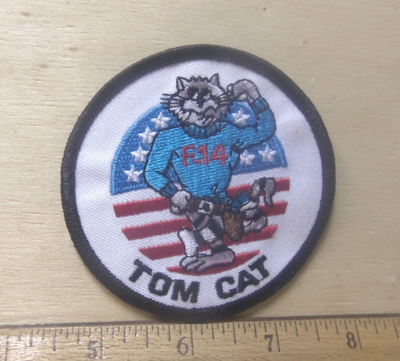 US Navy - Tom Cat Embroidered Patch 