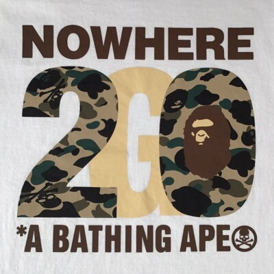 BAPE × mastermind NW 20th anniversary T-shirt MMJ NIGO A Bathing