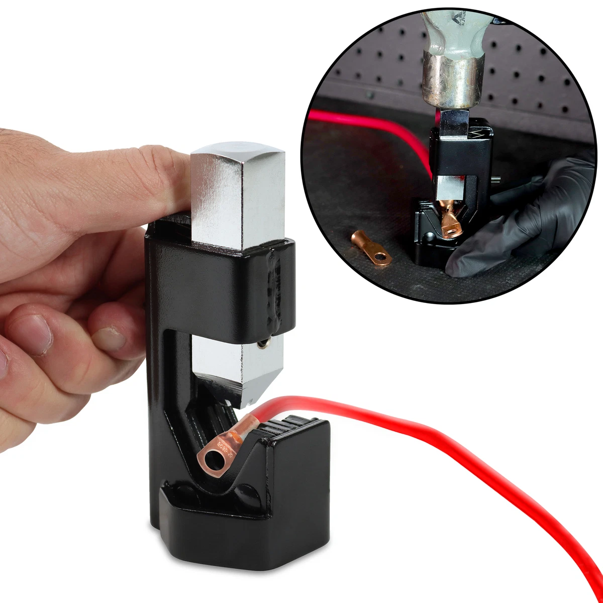 ABN Hammer Crimper Lug Crimper Tool Cable Crimping Tool Wire Crimper Tool