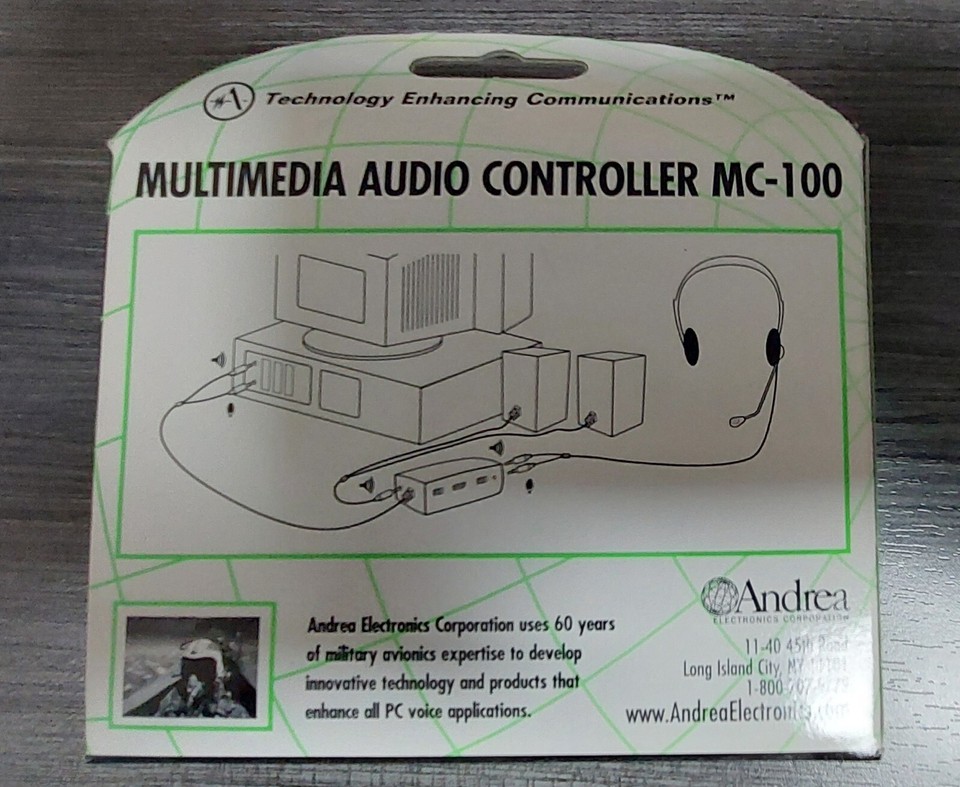 ANDREA MULTIMEDIA AUDIO CONTROLLER, MODEL MC-100, open box | eBay