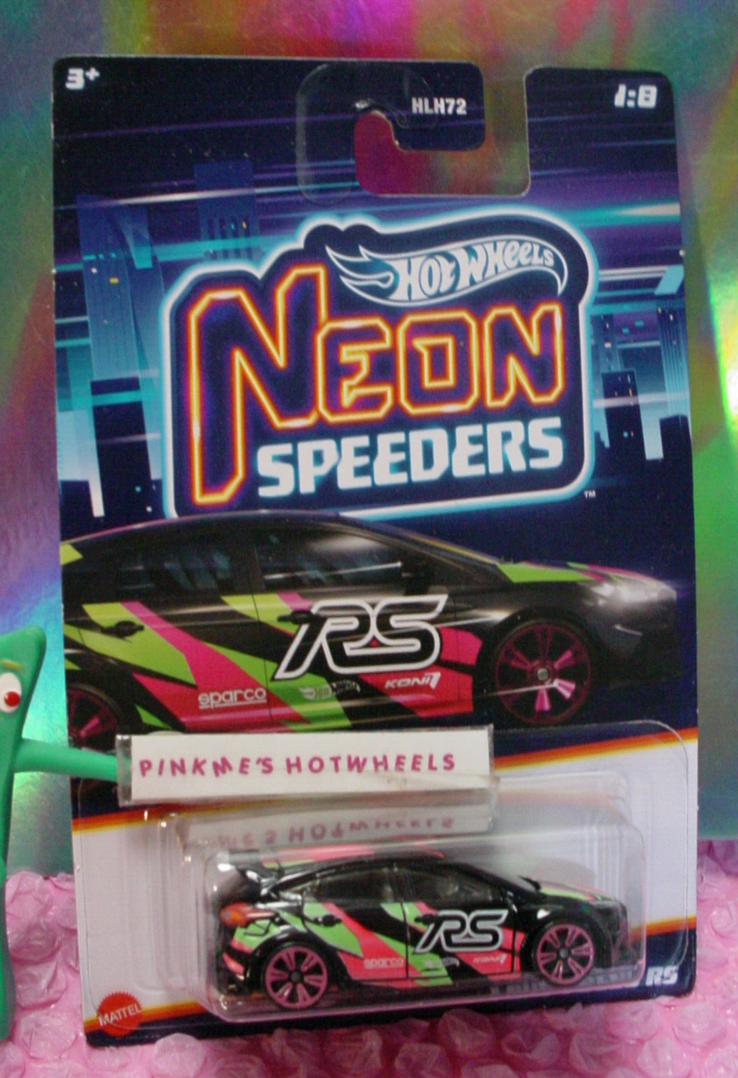 2023 Hot Wheels NEON SPEEDERS Series FORD FOCUS RS 1:8☀ black