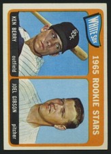 Topps Baseball Card 1965 #368 White Sox Rookie Stars Ken Berry Joel Gibson. rookie card picture