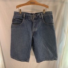 AUTHENTIC VTG Y2K BAGGY SOUTHPOLE JEAN SHORTS MENS SIZE 36 RN82628 Skater
