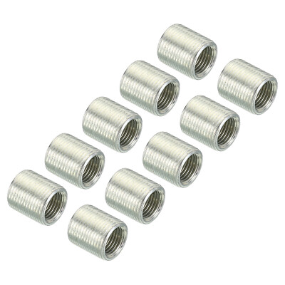 10pcs M14 to M10 Thread Adapters Sleeve Reducing Nut 15mm Screw Pipe Connector #
