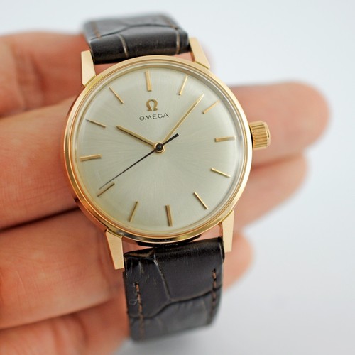 LOVELY GENUINE OMEGA SEAMASTER GOLD PLATED MANUAL WIND SWISS WATCH REF 135.011