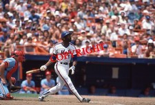 MOOKIE WILSON - NEW YORK METS - Vintage 35mm Baseball Slide 3.26a