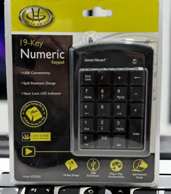 19 Key Numeric Keypad USB Connection NEW SEALED