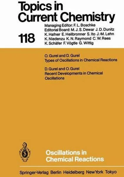 Oscillations in Chemical Reactions by D. Gurel (English) Paperback Book