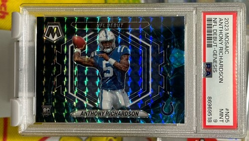 2023 Mosaic Anthony Richardson Genesis Debut PSA 9 🔥LOW POP🔥 Rookie RC COLTS