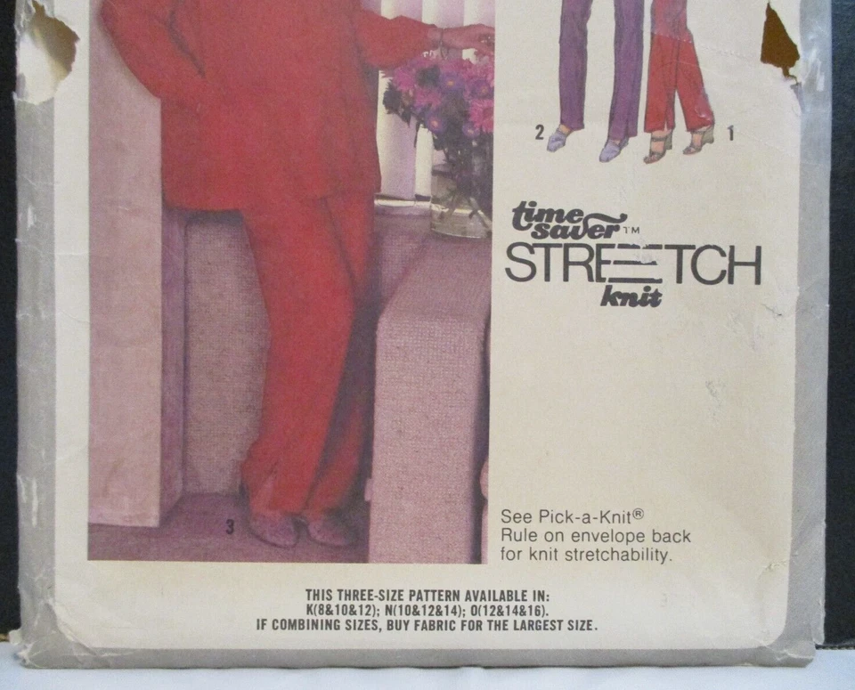 Simplicity Maternity Pattern 9258 Misses Pants Top Jacket Size K (8-10-12) New - Image 3 of 4