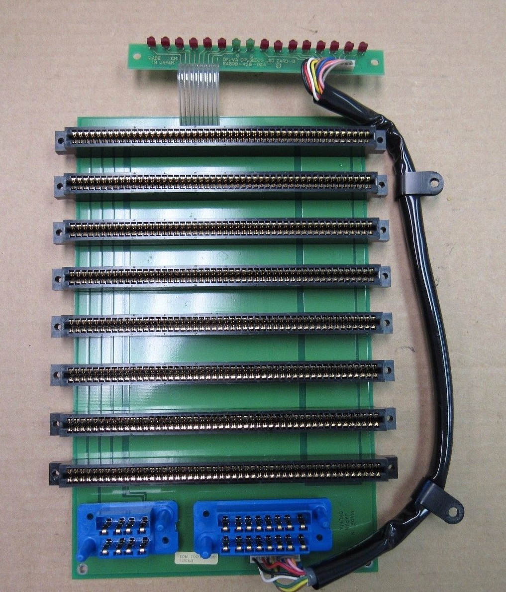 OKUMA OPUS5000 CIRCUIT BOARD E4809-436-024 E4809-436-028, FROM