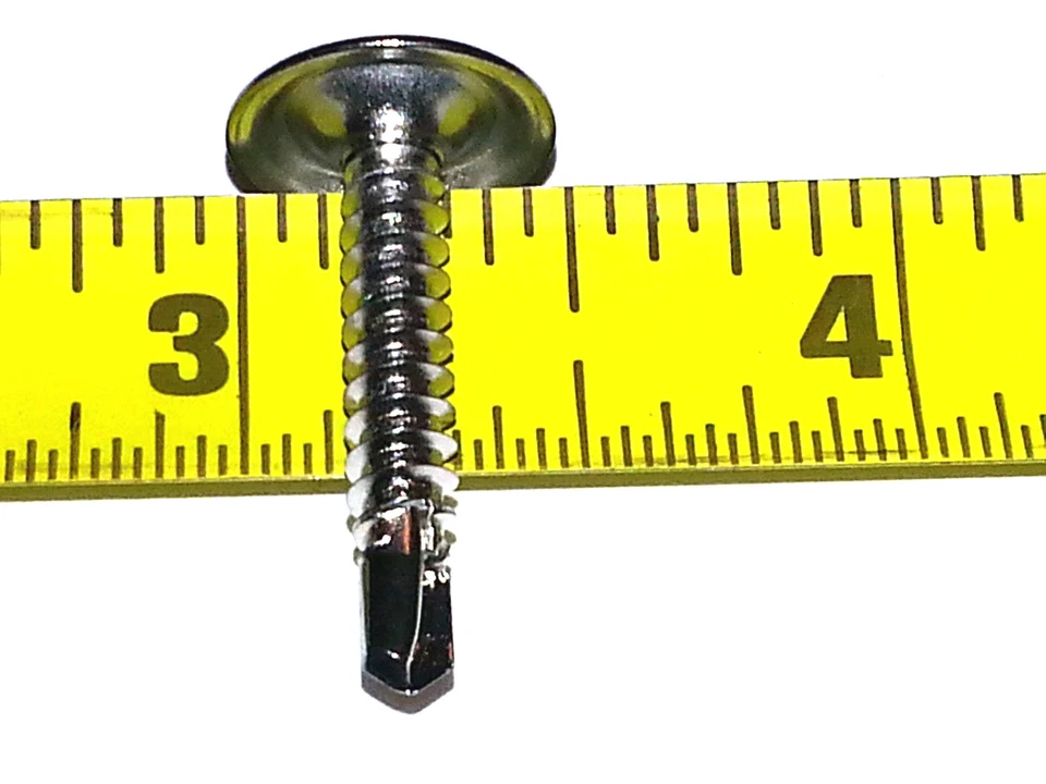 Tamaño #8x1" Phillips Cabeza Ovalada Sems Tek Tornillos Para Chrysler Dodge Plymouth 10 piezas A Foto 4 de 4