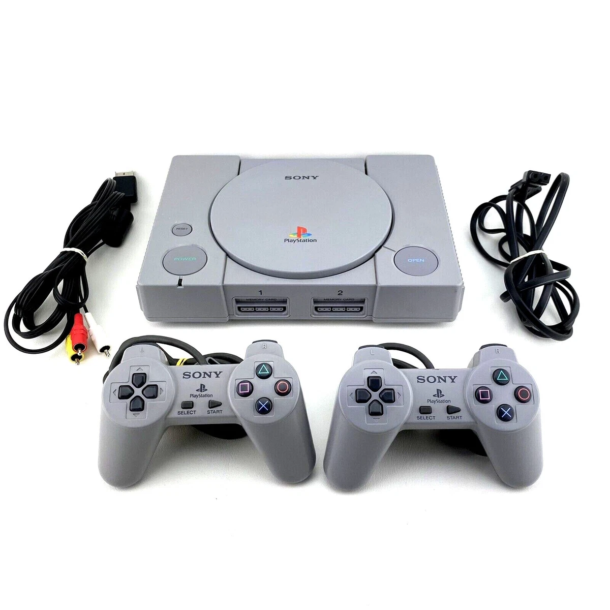 Sony PlayStation 1 Console With Box,Controllers,Memory Card SCPH1001