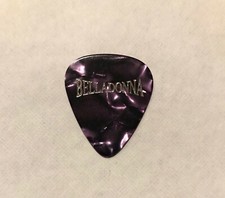 Joey Belladonna Al Romano 2010 Tour Guitar Pick Signature Anthrax Purple Marble