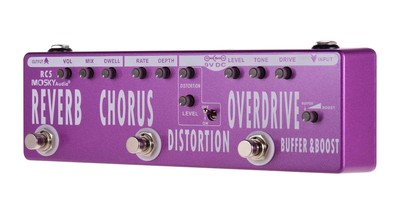 MOSKYAudio Multi-functional Guitar Effect Pedal with 6 Effects Pedal in 1 Uni...