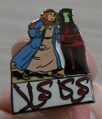 SCHÖNE PIN'S BD TINTIN ET MILOU PUB FLASCHE COCA COLA KARTUSCHE WEISS EGF